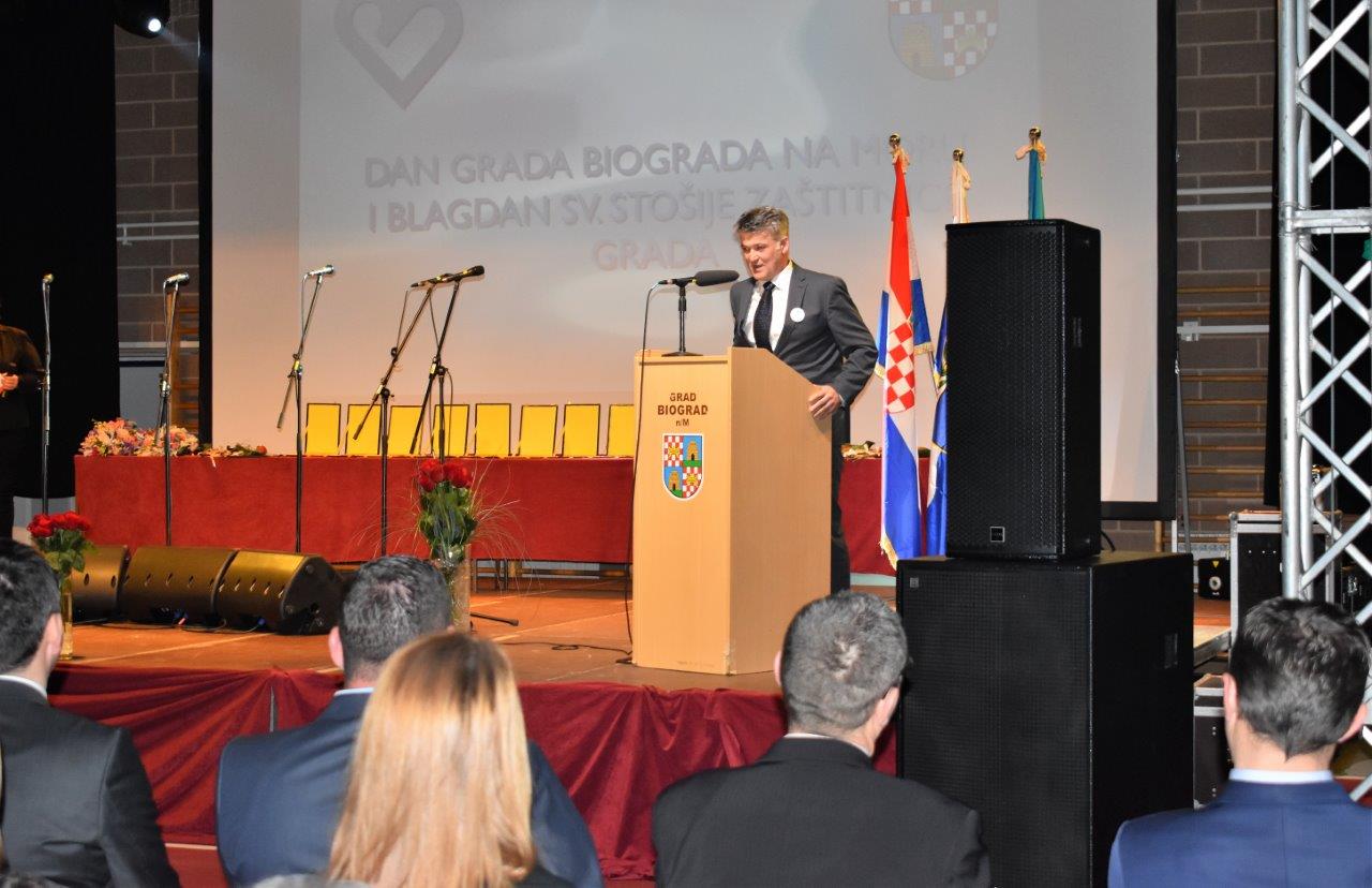 Svečana sjednica Gradskog vijeća grada Biograda u povodu Dana grada i blagdana sv. Stošije