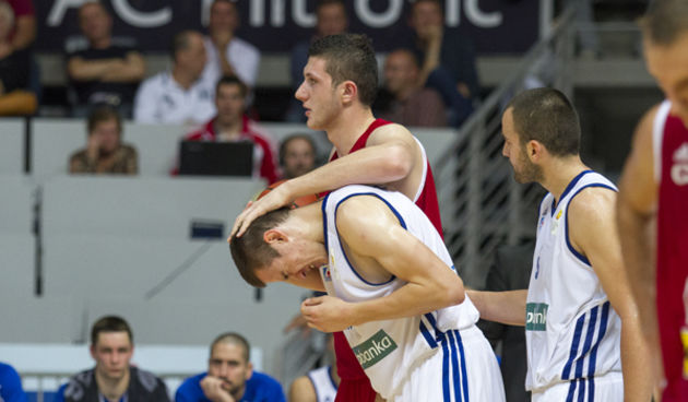 ABA liga: Zadar – Cedevita 66-73, Jusuf Nurkić i Marko Ramljak.Foto: Kristijan Orlić