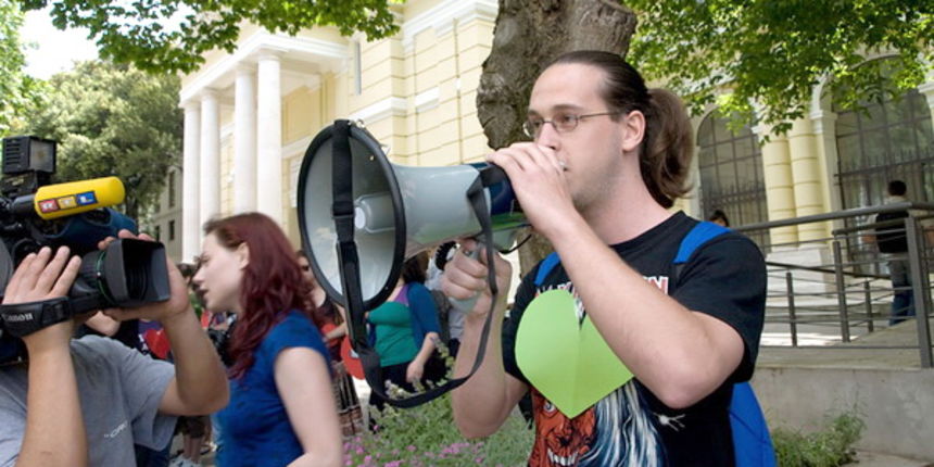 Studentski prosvjed: Zagrlimo rektorat