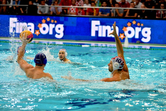 Svjetska vaterpolo liga, bazen SC Višnjik: Hrvatska – Rusija 17-9. Foto: Iva Perinčić Svjetska vaterpolo liga, bazen SC Višnjik: Hrvatska – Rusija 17-9. Foto: Iva Perinčić