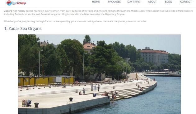 Tour Croatia donosi top pet mjesta koja morate vidjeti u Zadru