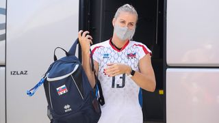 Zadar: Hrvatske i slovačke odbojkašice uoči utakmice Europskog prvenstva Zadar: Hrvatske i slovačke odbojkašice uoči utakmice Europskog prvenstva