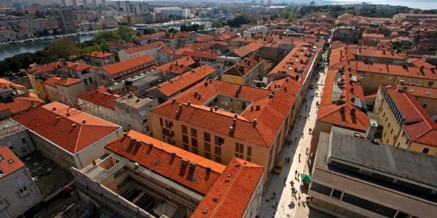 zadar, panorama sa zvonika svete stosije, poluotok, kalelarga, 21.04.07. zadar, panorama sa zvonika svete stosije, poluotok, kalelarga, 21.04.07.