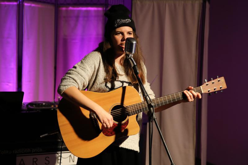 Dunja Ercegović aka Lovely Quinces nastupila je u sklopu konferencije ZadarDigIT u ugodnoj atmosferi kluba Arsenal.  Photo: Filip Brala/PIXSELL