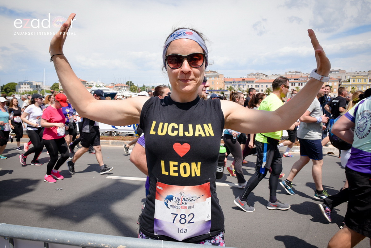 Start utrke Wings for Life World Run Zadar 2018.