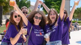 Zadarski maturanti obilježili kraj škole na rivi