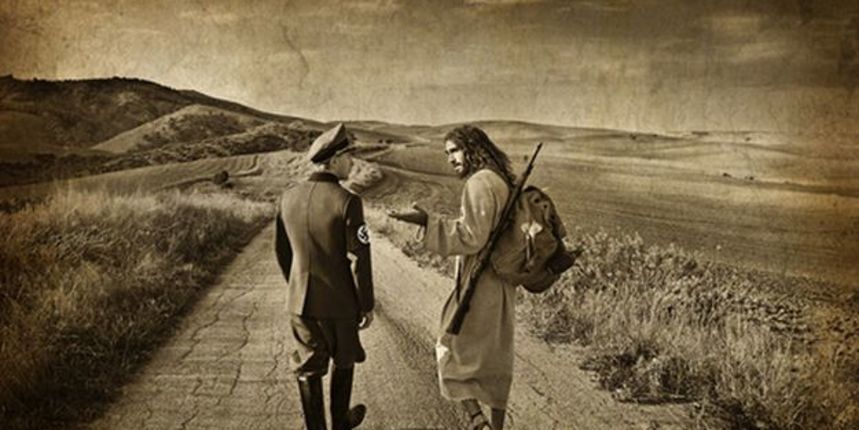 Na mrežnoj stranici župe u Zagorju Isus i nacist zajedno u šetnji! foto: Župa sveti Đurđ