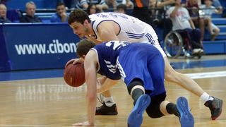 KC Drazen Petrovic, Zagreb – A-1 muska Liga za prvaka, polufinale, 3. utakmica, KK Cibona – KK Zadar 80-71. Photo: Goran Stanzl/PIXSELL KC Drazen Petrovic, Zagreb – A-1 muska Liga za prvaka, polufinale, 3. utakmica, KK Cibona – KK Zadar 80-71. Photo: Goran Stanzl/PIXSELL