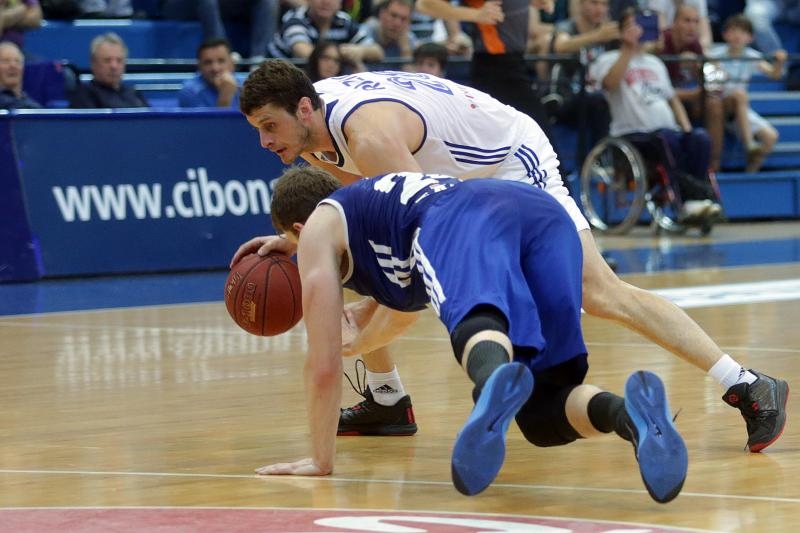 KC Drazen Petrovic, Zagreb – A-1 muska Liga za prvaka, polufinale, 3. utakmica, KK Cibona – KK Zadar 80-71. Photo: Goran Stanzl/PIXSELL KC Drazen Petrovic, Zagreb – A-1 muska Liga za prvaka, polufinale, 3. utakmica, KK Cibona – KK Zadar 80-71. Photo: Goran Stanzl/PIXSELL