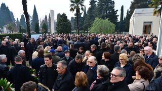 Oproštaj od Brune Marcelića, foto: Iva Perinčić Oproštaj od Brune Marcelića, foto: Iva Perinčić