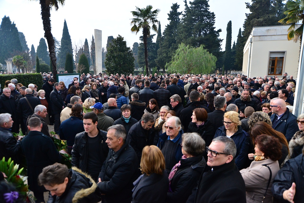 Oproštaj od Brune Marcelića, foto: Iva Perinčić Oproštaj od Brune Marcelića, foto: Iva Perinčić