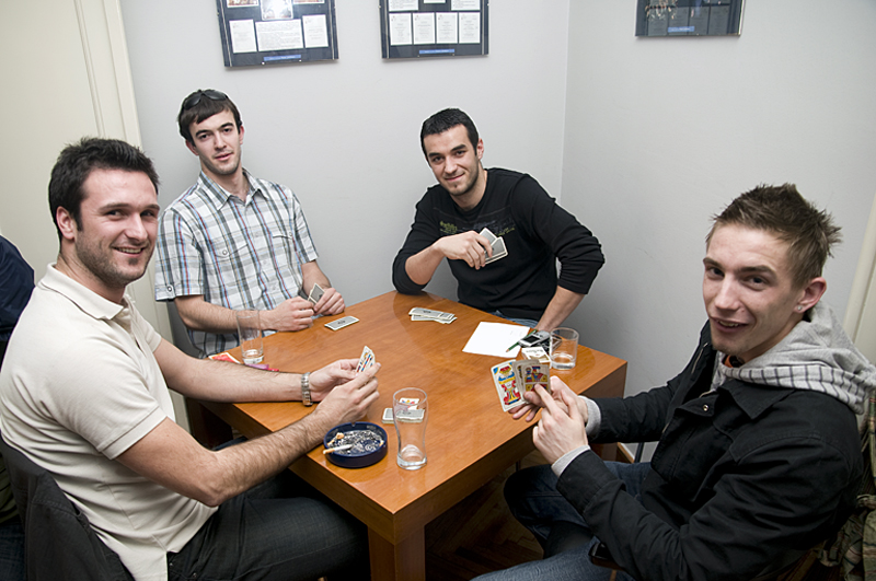 Klub zadarskih studenata: Turnir u kartama, 18. travnja 2008.