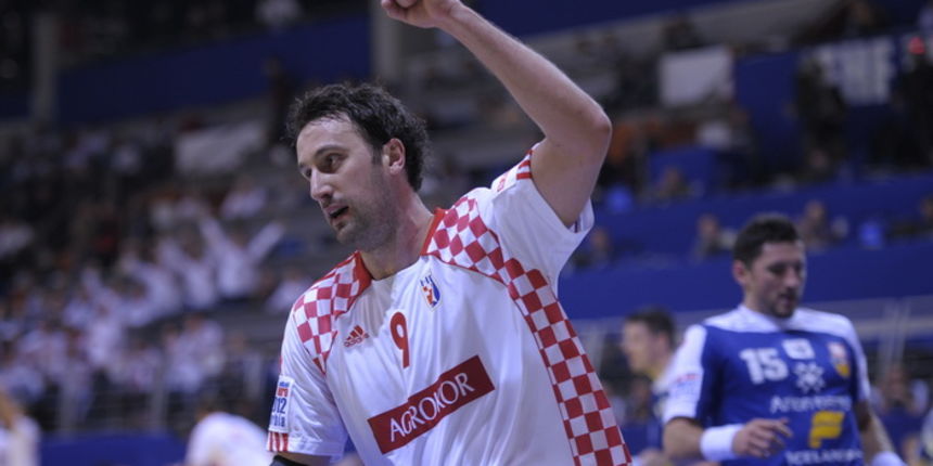 Vrsac, 160112.
Europsko prvenstvo u rukometu u Srbiji.
Prvo kolo, utakmica izmedju Hrvatske i Islanda.
Na slici: Igor Vori.
Foto: Drazen Aleksic / CROPIX