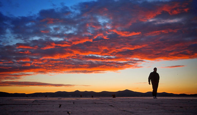 Zadarski suton 7. siječnja 2013. (foto:Saša Čuka)