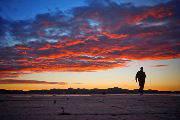 Zadarski suton 7. siječnja 2013. (foto:Saša Čuka)