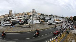 Veliki ocekivani defile od nekoliko tisuca Harley bikera ipak se sveo na brojku od svega par stotina zbog loseg vremena. Photo: Filip Brala/PIXSELL Veliki ocekivani defile od nekoliko tisuca Harley bikera ipak se sveo na brojku od svega par stotina zbog loseg vremena. Photo: Filip Brala/PIXSELL