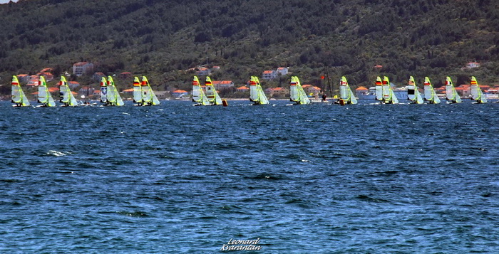 Jedrenje: SP klase 49er – drugi dan 8. svibnnja 2012, Foto: Leonard Kvarantan Jedrenje: SP klase 49er – drugi dan 8. svibnnja 2012, Foto: Leonard Kvarantan