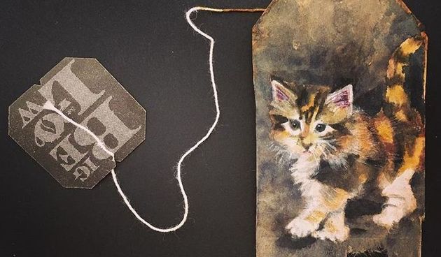 Iskorištene vrećice od čaja pretvara u prava umjetnička djela