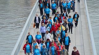 “Relaksice” u akciji “1000 koraka kroz 1000 ulica”, foto: Iva Perinčić “Relaksice” u akciji “1000 koraka kroz 1000 ulica”, foto: Iva Perinčić