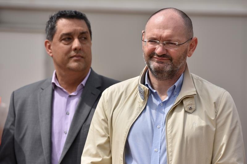 Biograd na Moru: Postavljen kamen temeljac za zabavni park Mirnovec. Foto: Dino Stanin/PIXSELL Biograd na Moru: Postavljen kamen temeljac za zabavni park Mirnovec. Foto: Dino Stanin/PIXSELL