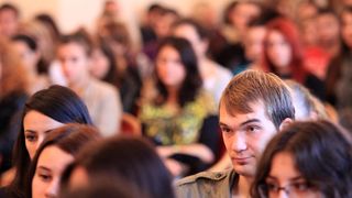 Susret studenata prve godine studija s Rektorom, foto: Iva Perinčić