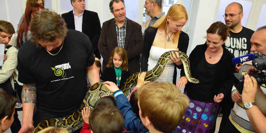 Otvorenje izložbe “Zmije – opasna ljepota”, foto: Iva Perinčić Otvorenje izložbe “Zmije – opasna ljepota”, foto: Iva Perinčić