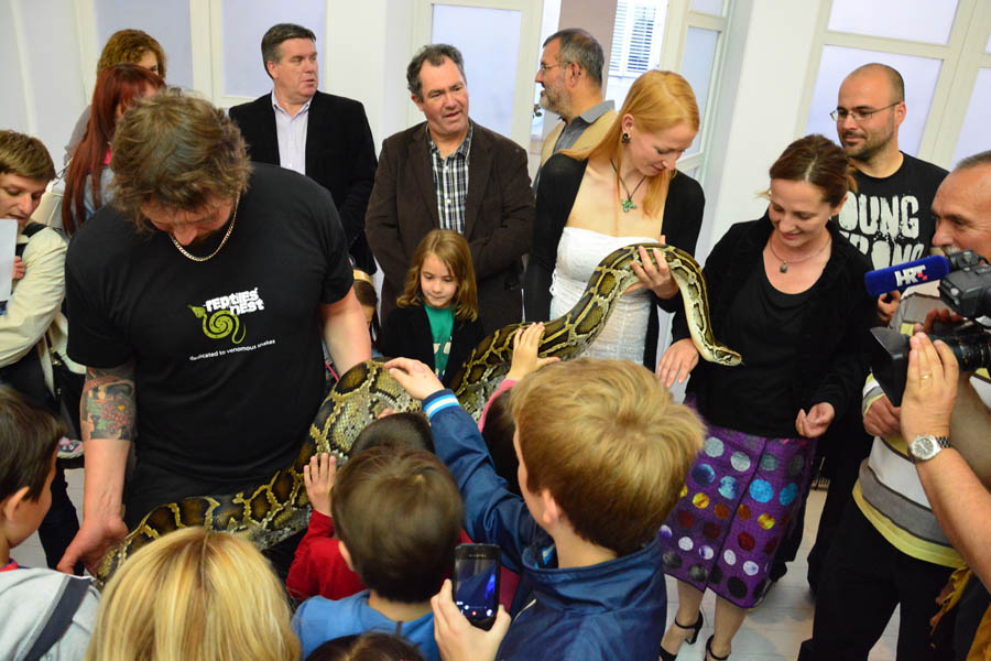 Otvorenje izložbe “Zmije – opasna ljepota”, foto: Iva Perinčić Otvorenje izložbe “Zmije – opasna ljepota”, foto: Iva Perinčić