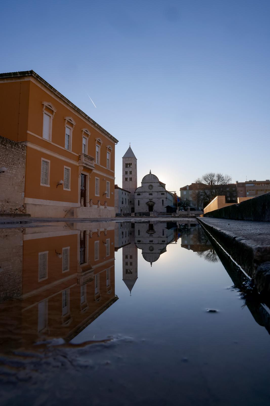 Izlazak sunca nad Benediktinskim samostanom sv. Marije