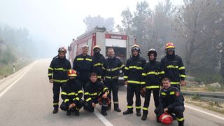 Požar na padinama Biokova Požar na padinama Biokova