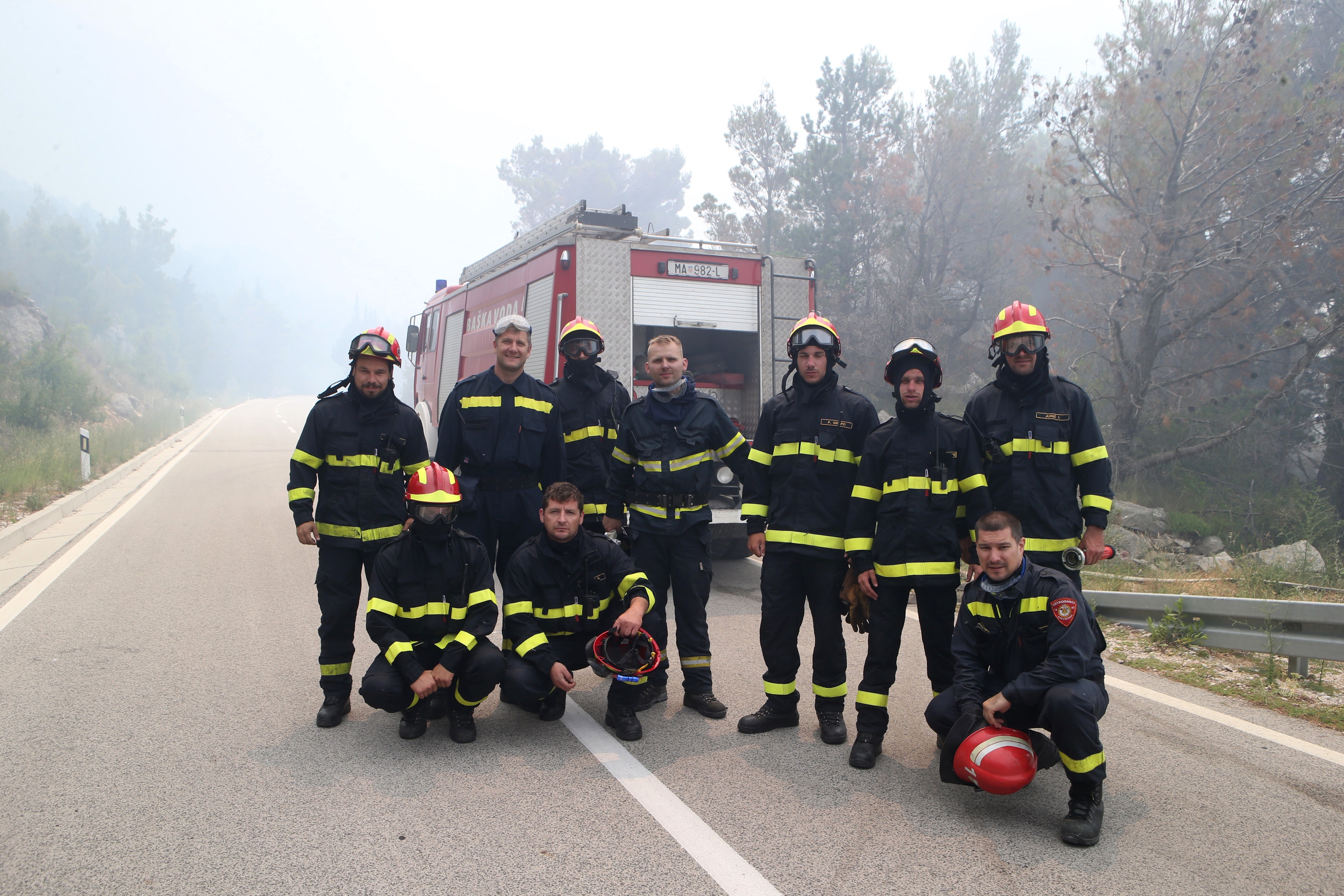 Požar na padinama Biokova Požar na padinama Biokova