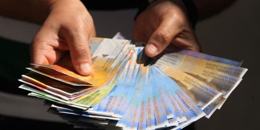 Švicarski franci. Photo: Marko Prpic/PIXSELL