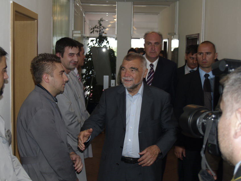 Predsjednik Mesic u TCG Benkovac Predsjednik Mesic u TCG Benkovac