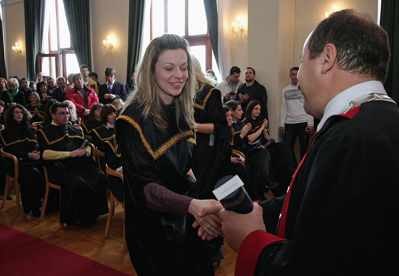 Promocija diplomiranih studenata, 7. ožujka 2009. (foto: Marin Gospić)