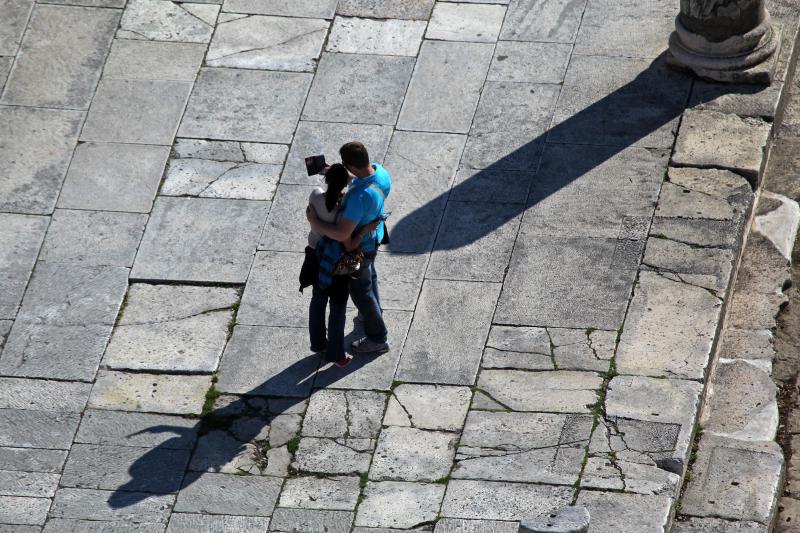 Zadar: Panoramski pogled na grad sa zvonika svete Stošije, foto: Filip Brala/PIXSELL