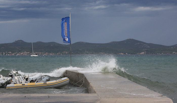 Tramontana u Zadru 26. kolovoza 2012.