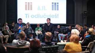 Zoran Milanovović u javnoj debati s građanima i novinarima Zoran Milanovović u javnoj debati s građanima i novinarima