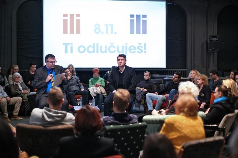 Zoran Milanovović u javnoj debati s građanima i novinarima Zoran Milanovović u javnoj debati s građanima i novinarima