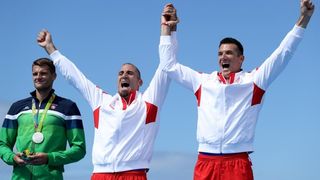 Rio de Janeiro, Brazil – Braća Sinkovic, Martin i Valent, osvajači su olimpijske zlatne medalje u utrci dvojaca na pariće.  Photo: Igor Kralj/PIXSELL