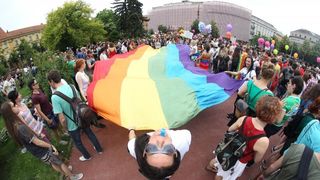 Održan je XV Zagreb Pride pod motom Još Hrvatska ni propala. Photo: PIXSELL Održan je XV Zagreb Pride pod motom Još Hrvatska ni propala. Photo: PIXSELL