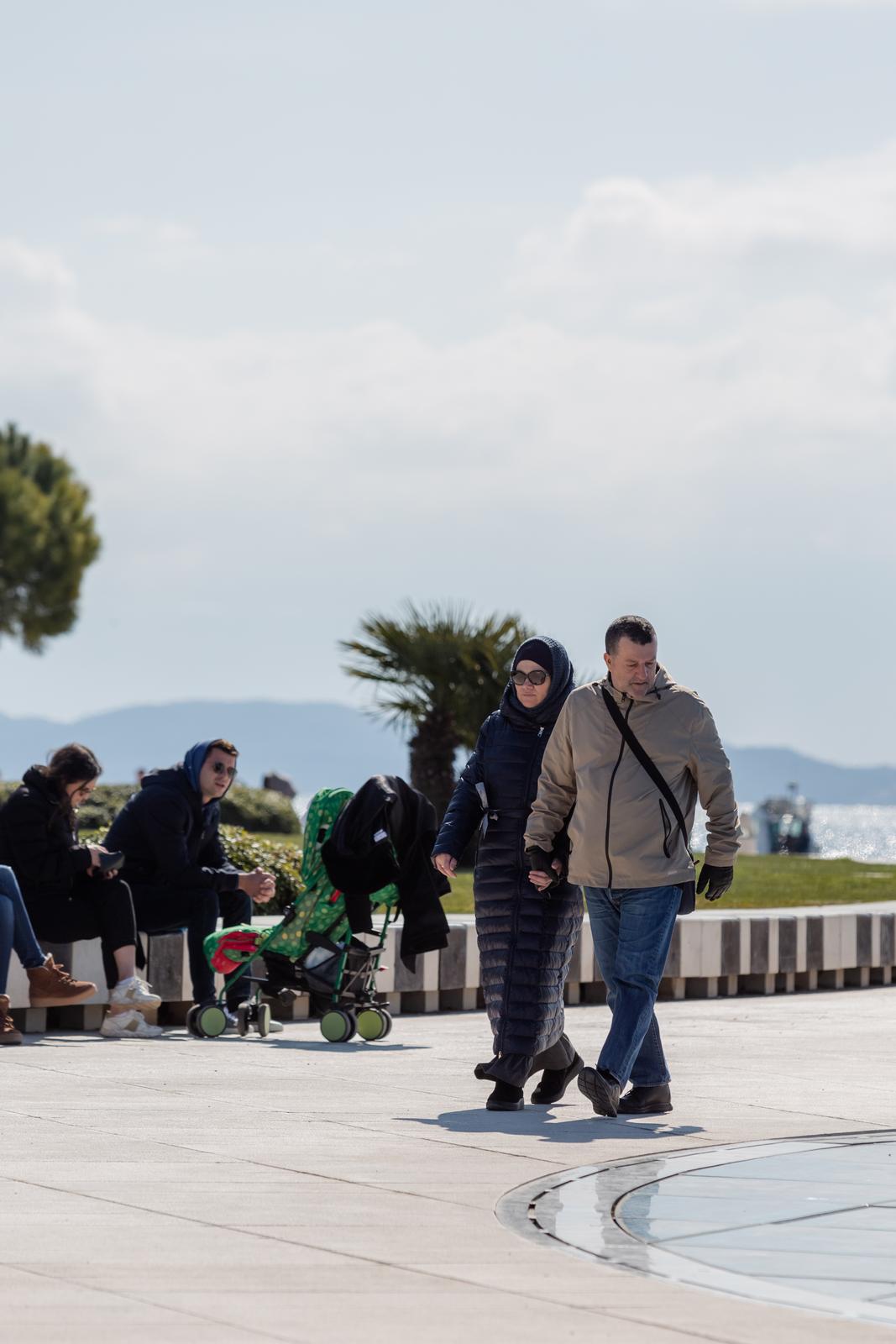 Sunčana nedjelja na zadarskim ulicama