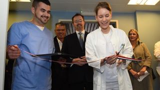 U Općoj bolnici Zadar svečano otvorena nova angio sala donacija dr. Freidoona Ghazija. Foto: Dino Stanin/PIXSELL U Općoj bolnici Zadar svečano otvorena nova angio sala donacija dr. Freidoona Ghazija. Foto: Dino Stanin/PIXSELL