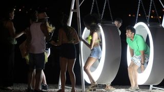 Koncert Chrisa Browna, koji je trebao biti održan na plaži Zrće, zbog jake bure je održan u prepunom klubu Aquarius.  Photo: Dalibor Urukalović/PIXSELL