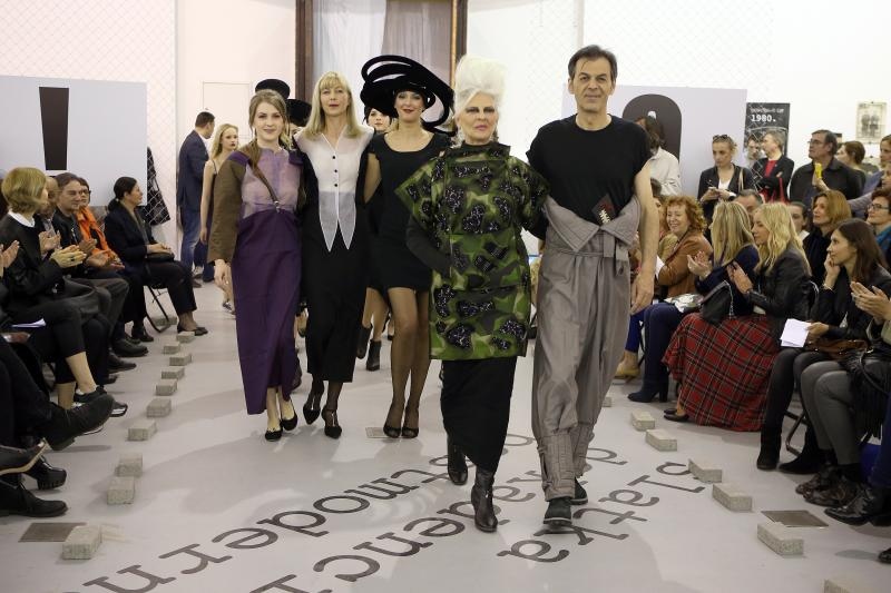 U sklopu tribine Moda osamdesetih – modni laboratorij za 21. stoljece odrzana odrzana modna revija Avangardna moda osamdesetih. Zvoncica Vuckovic. Photo: Robert Anic/PIXSELL
