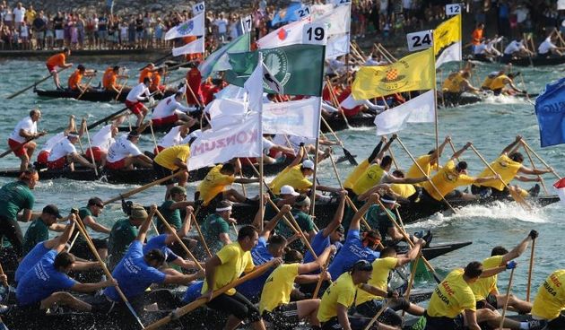 08.08.2015., Metkovic – Start 18. Maratona ladja od Metkovica do Ploca. Photo: Ivo Cagalj/PIXSELL
