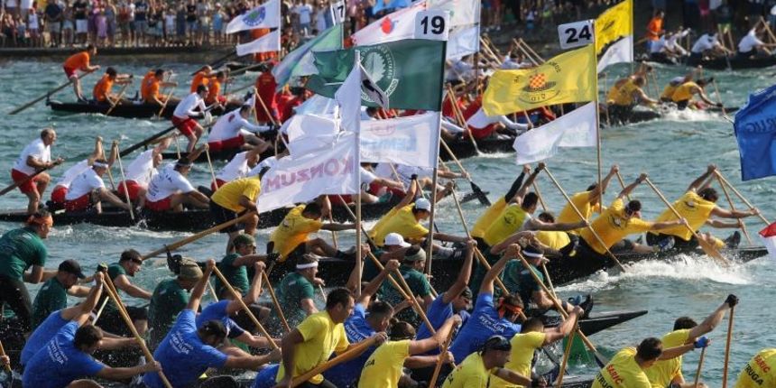 08.08.2015., Metkovic – Start 18. Maratona ladja od Metkovica do Ploca. Photo: Ivo Cagalj/PIXSELL