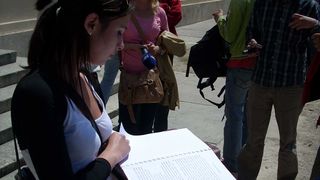 Prosvjed studenata u Zadru Prosvjed studenata u Zadru