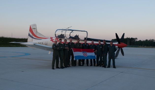 Hrvatski tim sudionika vježbe, foto: HRZ i PZO