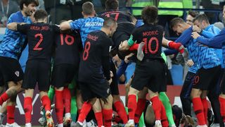 Nižnji Novgorod, Rusija – Svjetsko nogometno prvenstvo 2018., osmina finala, Hrvatska – Danska 4-3 (1-1, 1-1).