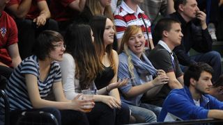 KC Drazen Petrovic, Zagreb – A1 Liga za prvaka, prva utakmica finala doigravanja. KK Cibona – KK Zadar. Photo: Danijel Kasap/PIXSELL KC Drazen Petrovic, Zagreb – A1 Liga za prvaka, prva utakmica finala doigravanja. KK Cibona – KK Zadar. Photo: Danijel Kasap/PIXSELL