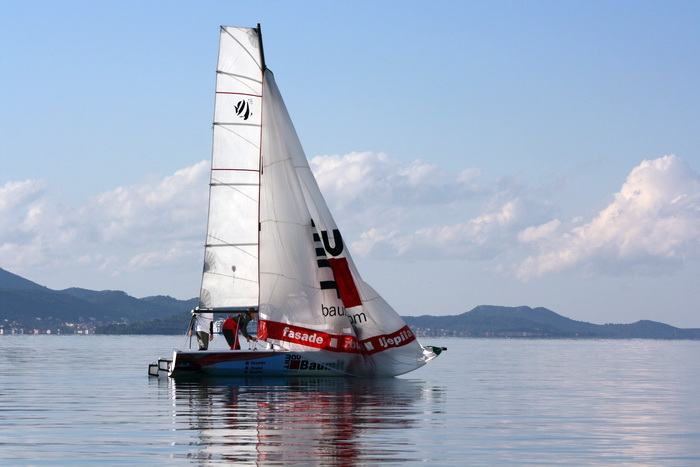 Sukosan: U uvali Zlatna luka odrzan je prvi dan dan Match Race regate, Foto: Mladen Malik